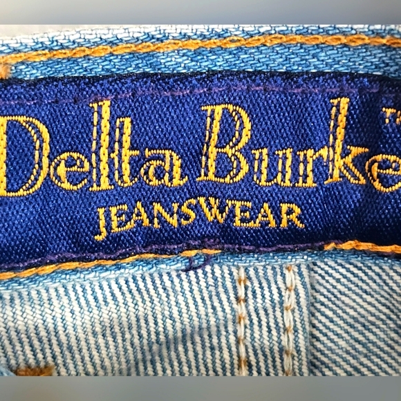 New Delta Burke Denim Jeans 18W Petite Vintage Deadstock Plus Blue Relaxed 90s - Picture 5 of 10